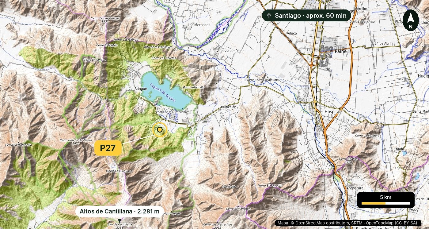 Ubicación: Ruta 5 Sur, salida Champa