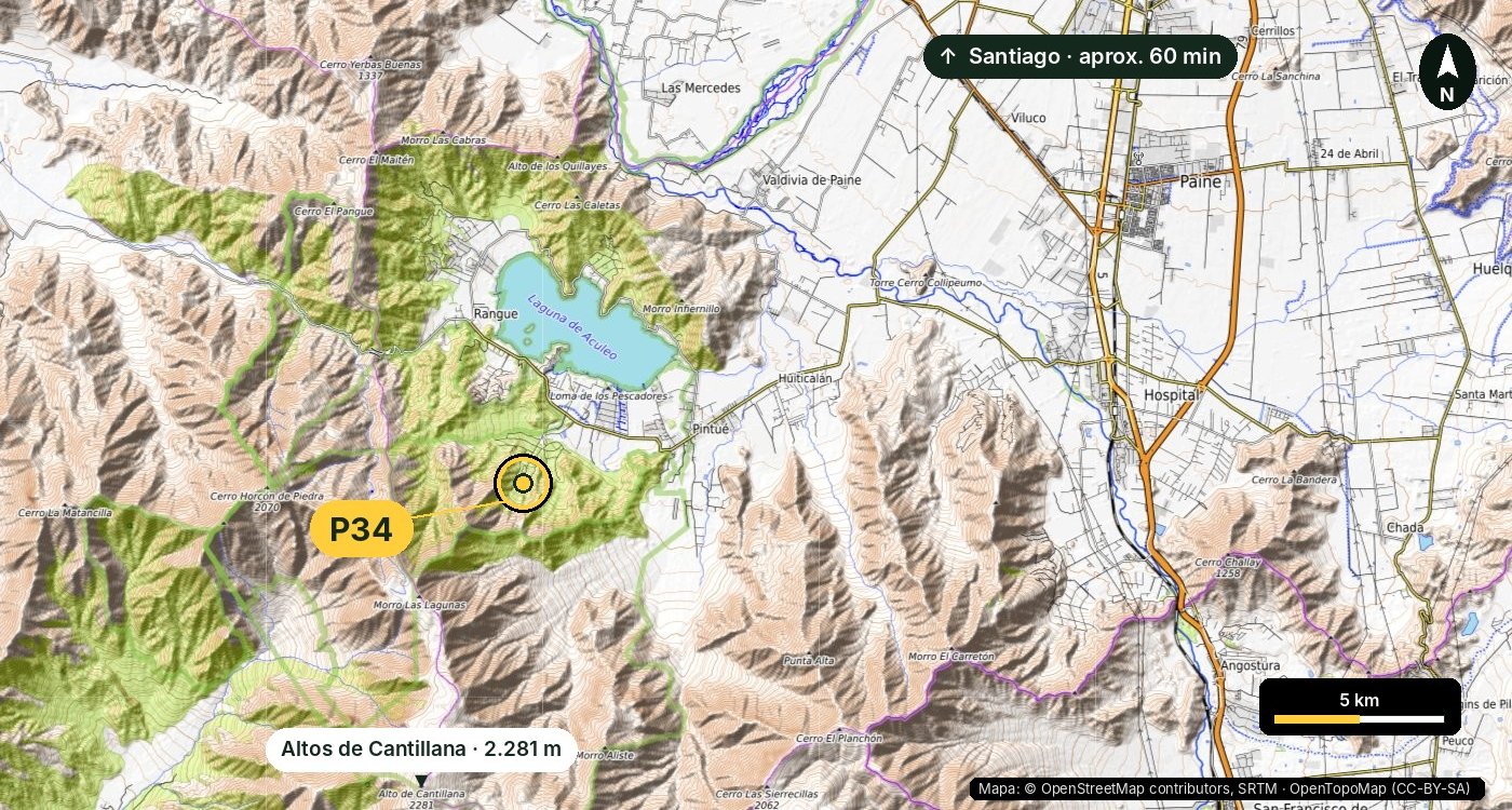 Ubicación: Ruta 5 Sur, salida Champa
